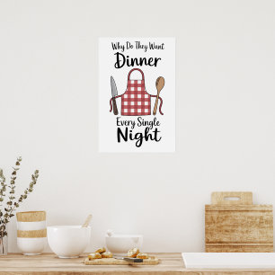 Affiche Citation Drôle Cuisine