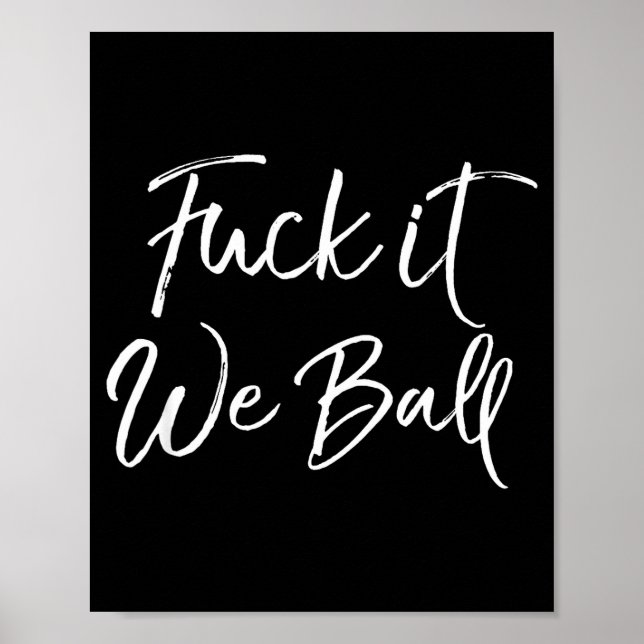 Affiche Citation drôle de basketball Srts disant blague po (Devant)