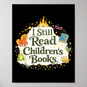 Affiche Citation drôle de lecteur je lis encore des livres