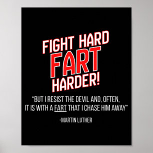 Affiche Citation drôle de Martin Luther sur la Réforme