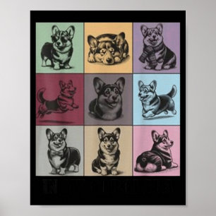 Affiche Citation drôle de mère de Corgi À mon ère de Corgi