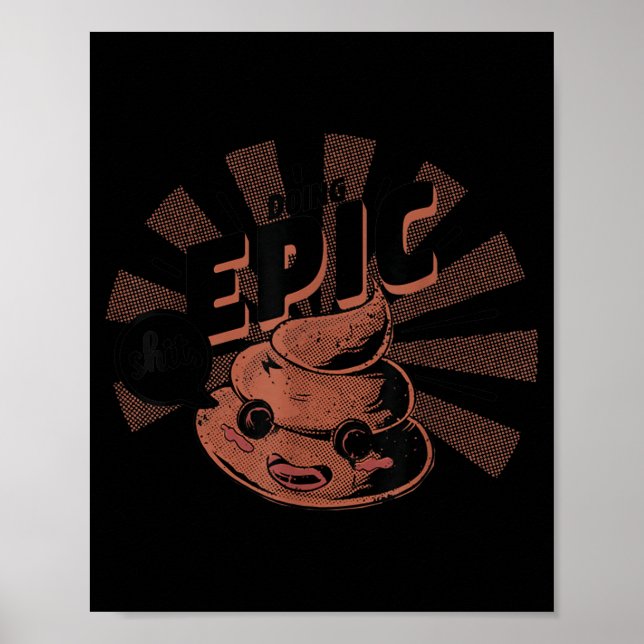 Affiche Citation drôle de motivation et d'inspiration Fait (Devant)