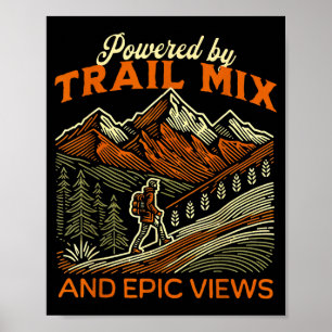 Affiche Citation drôle de randonneur randonnée