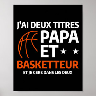 Affiche Citation drôle de sport pour père squelette papa