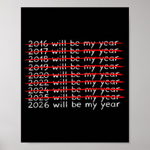 Affiche Citation drôle d'humour Nouvel An Hommes Femmes 20