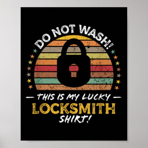 Affiche Citation drôle Locksmith, Graphique Lock Picker