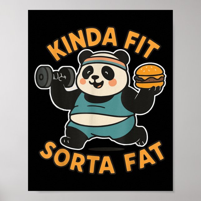 Affiche Citation drôle plutôt en forme un peu gros cool gy (Devant)