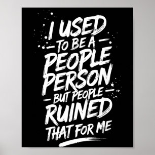 Affiche Citation drôle pour personne sarcastique Graphique