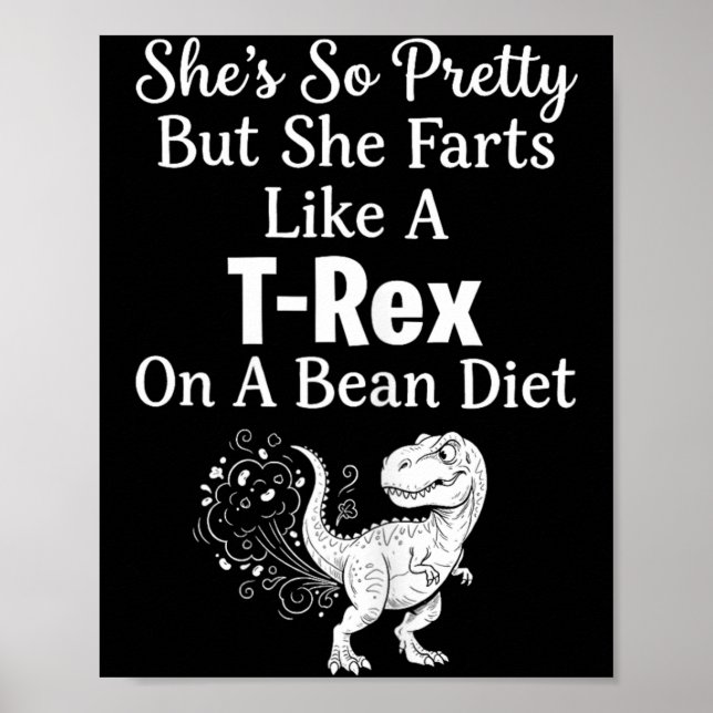 Affiche Citation drôle sarcastique Humor Saurus (Devant)
