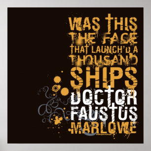 Affiche Citation du docteur Faustus