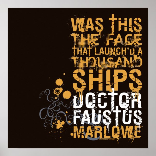Affiche Citation du docteur Faustus (Devant)