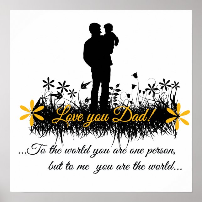 Affiche Citation du Père Day (Devant)