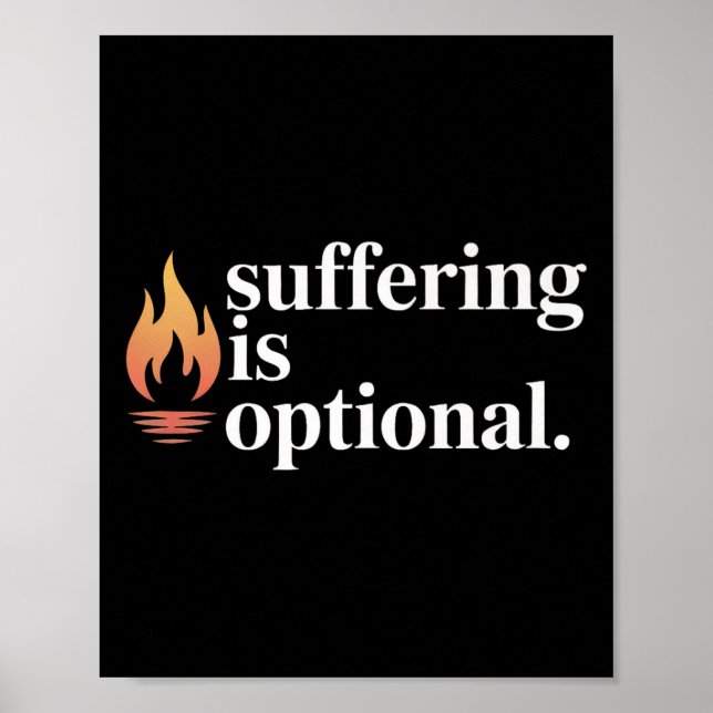 Affiche Citation du philosophe stoïque masculin (Devant)