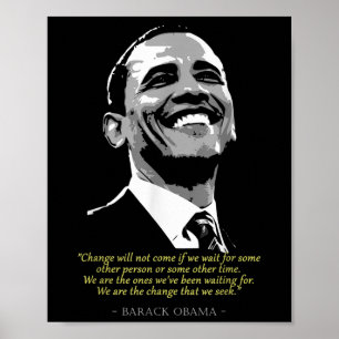 Affiche Citation du président Barack Obama
