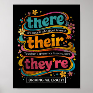 Affiche Citation du professeur de grammaire Groovy sur The