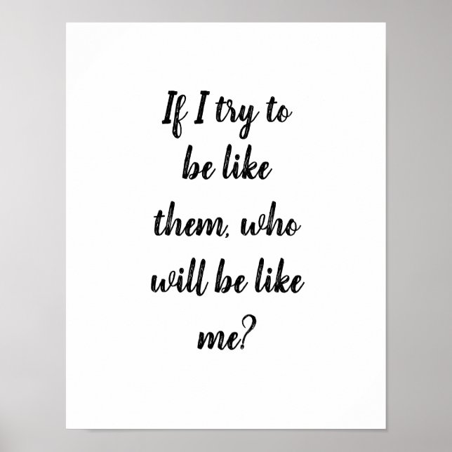 Affiche Citation du proverbe juif *motivationnel* (Devant)