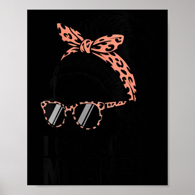 Affiche Citation Femmes Humour Sarcastique Drôle Subtil (Devant)
