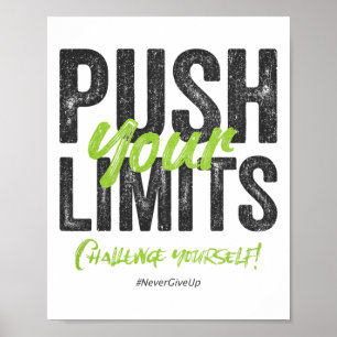 Affiche Citation Fitness Y2k Gym Entraînement Discipline Y