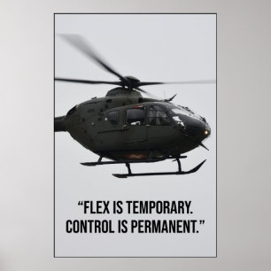 Affiche Citation Flex Est Temporaire Contrôle Est Permanen