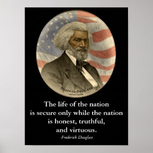 Affiche Citation Frederick Douglass Salle de classe Histoi