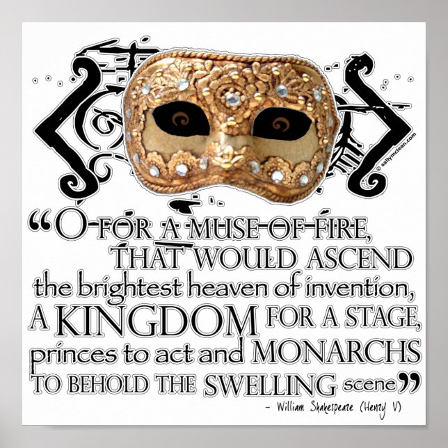Affiche Citation Henry V (Devant)