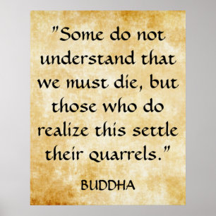 Affiche Citation inspirante de Gautama Bouddha