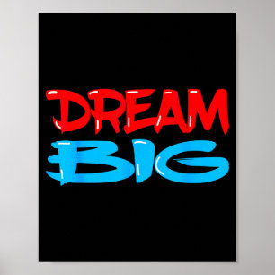 Affiche Citation Inspirante de Motivation pour Rêver Grand