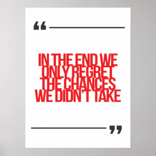 Affiche Citation inspirante et motivante