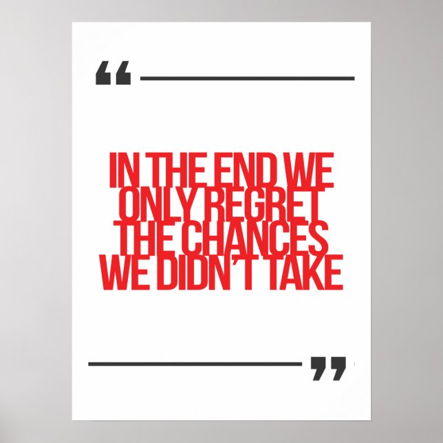 Affiche Citation inspirante et motivante (Devant)