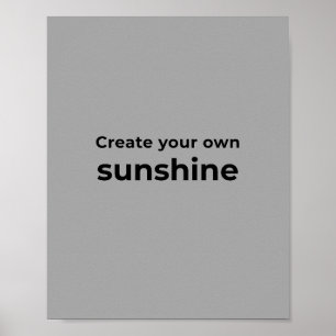 Affiche Citation inspirante pour l'art mural