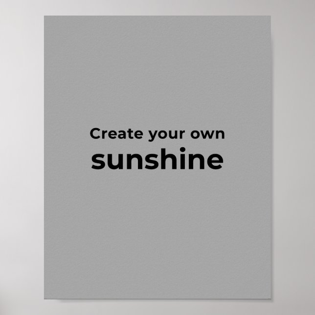 Affiche Citation inspirante pour l'art mural  (Devant)