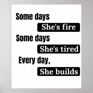 Affiche Citation Inspirante pour les Femmes