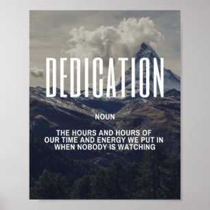 Affiche Citation Inspirante Sur La Dédication