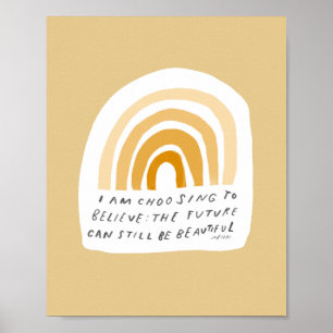 Affiche Citation Inspiration Chambre Jaune Esthétique