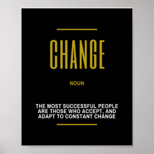 Affiche Citation Inspiration Sur Le Changement