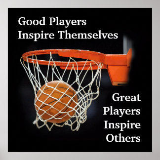 Affiche Citation Inspirationnelle Basketball Inspiration J