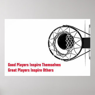 Affiche Citation Inspirationnelle Basketball Inspiration J