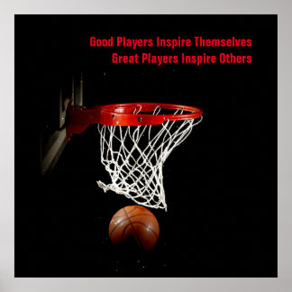 Affiche Citation Inspirationnelle Basketball Inspiration J