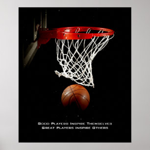 Affiche Citation Inspirationnelle Basketball Inspiration J