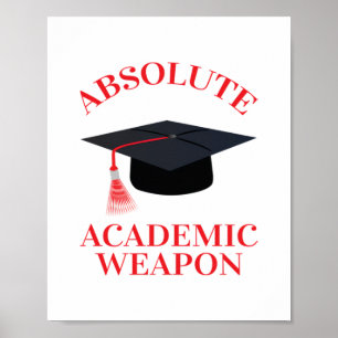 Affiche Citation Inspirationnelle De L'Arme Universitaire 