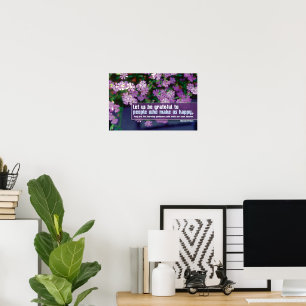 Affiche Citation Inspirationnelle de Marcel Proust "Gratef