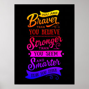 Affiche Citation Inspirationnelle Encouragement Accessoire