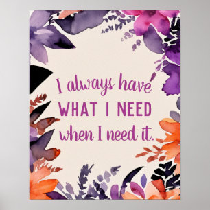 Affiche Citation Inspirationnelle Gratitude Magique Motiva