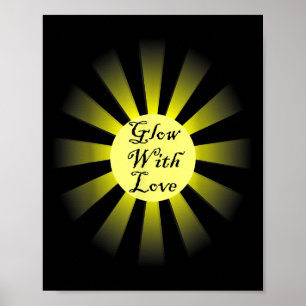 Affiche Citation Inspirationnelle Luminosité Graphique Ave