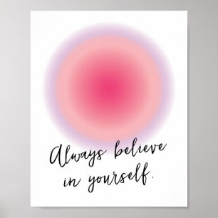 Affiche Citation Inspirationnelle Positive Ado personnalis