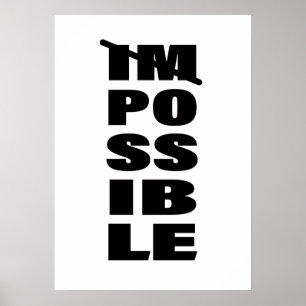Affiche Citation Inspirationnelle Possibilités infinies Ci