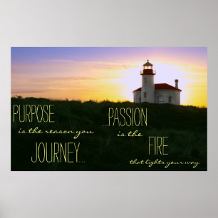 Affiche Citation inspirée de phare