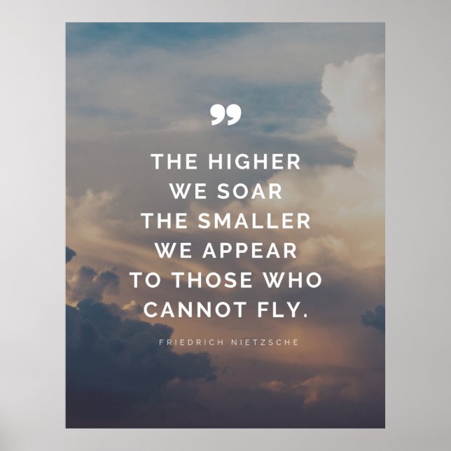 Affiche Citation Ispirationniste Friedrich Nietzsche (Devant)