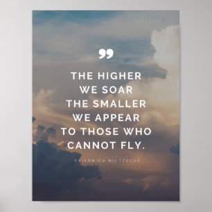 Affiche Citation Ispirationniste Friedrich Nietzsche