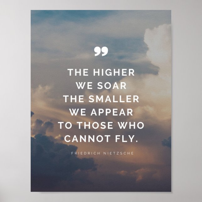 Affiche Citation Ispirationniste Friedrich Nietzsche (Devant)